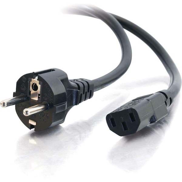 C2G POWER CORD - POWER IEC 320 EN 60320 C13 - FEMALE LEFT GENDER - CEE 7/7 - MALE RI 3138 - main